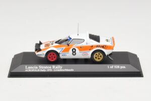 Lancia Stratos Rally #8 Livieratos / Manolis Acropolis Rally 1978 Minichamps 1:43 430781208 Metalli