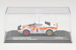 Lancia Stratos Rally #8 Livieratos / Manolis Acropolis Rally 1978 Minichamps 1:43 430781208 Metalli — kuva 4 / 5