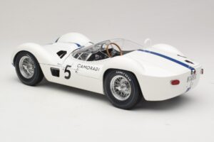 Maserati Tipo 61 #5 Camoradi S. Moss / D. Gurney 1000km Nurburgring Winner 1960 Minichamps 1:12 120601205 Metalli — kuva 7 / 8