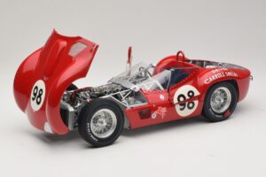 Maserati Tipo 61 #98 C. Shelby Times Mirror GP For Sportscars 1960 Minichamps 1:12 120601298 Metalli — kuva 2 / 8