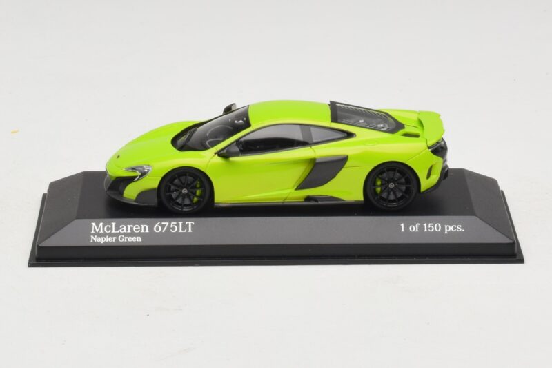 McLaren 675LT Napier Green Minichamps 1:43 537154422 Metalli