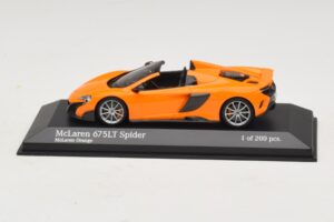 McLaren 675LT Spider Oranssi Minichamps 1:43 537154431 Metalli