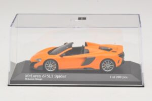 McLaren 675LT Spider Oranssi Minichamps 1:43 537154431 Metalli — kuva 4 / 5