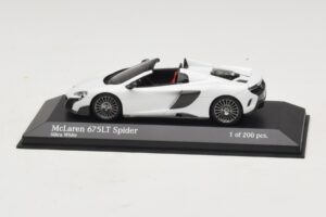 McLaren 675LT Spider Silica White Minichamps 1:43 537154432 Metalli