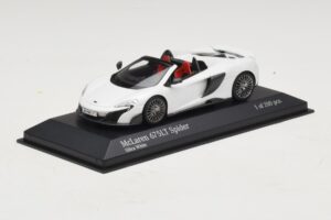McLaren 675LT Spider Silica White Minichamps 1:43 537154432 Metalli — kuva 2 / 5