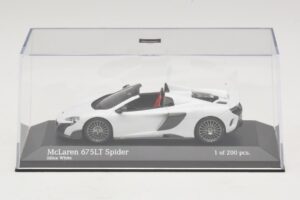 McLaren 675LT Spider Silica White Minichamps 1:43 537154432 Metalli — kuva 4 / 5