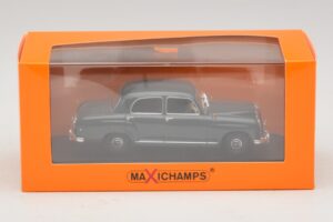 Mercedes 180 W120 Harmaa Maxichamps 1:43 940033100 Metalli — kuva 5 / 5