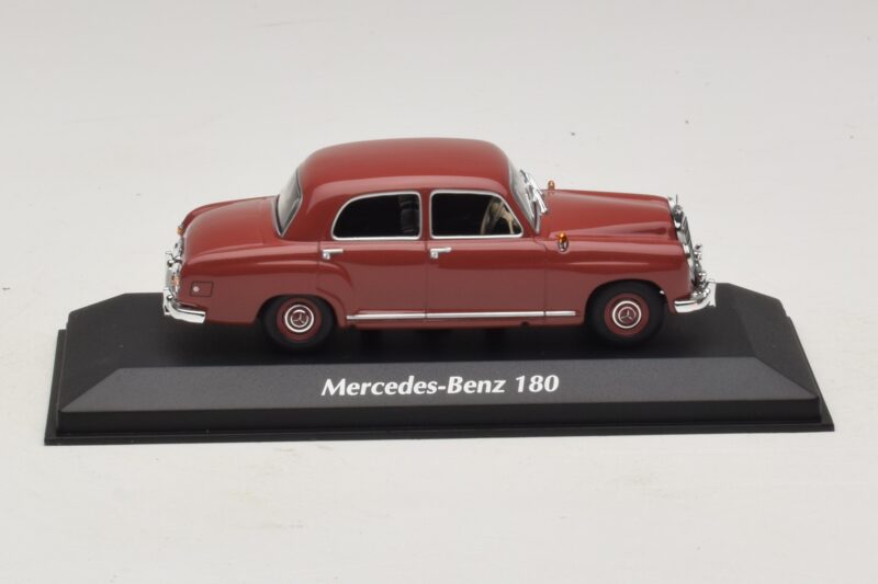 Mercedes 180 W120 Punainen Maxichamps 1:43 940033101 Metalli