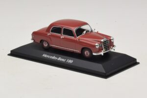 Mercedes 180 W120 Punainen Maxichamps 1:43 940033101 Metalli — kuva 3 / 5