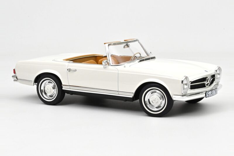 Mercedes 230 SL W113 Pagoda Valkoinen Norev 1:12 123800 Metalli