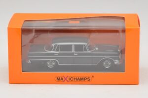 Mercedes 300 SE W112 Lang Tummanharmaa Maxichamps 1:43 940035201 Metalli — kuva 5 / 5