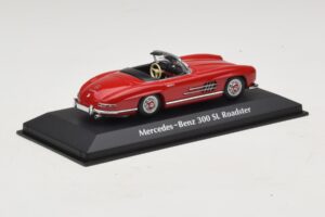 Mercedes 300 SL W198 Roadster Punainen Maxichamps 1:43 940039031 Metalli — kuva 2 / 5