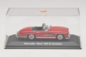 Mercedes 300 SL W198 Roadster Punainen Maxichamps 1:43 940039031 Metalli — kuva 4 / 5