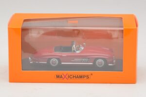 Mercedes 300 SL W198 Roadster Punainen Maxichamps 1:43 940039031 Metalli — kuva 5 / 5