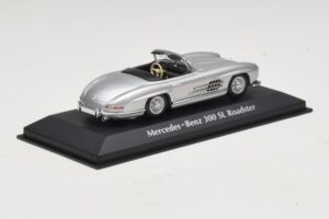 Mercedes 300 SL W198 Roadster Hopea Maxichamps 1:43 940039030 Metalli — kuva 2 / 5