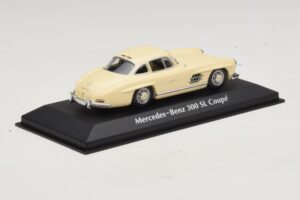Mercedes 300 SL W198 Valkoinen Maxichamps 1:43 940039002 Metalli — kuva 2 / 5