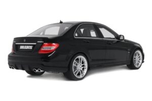 Mercedes C63 AMG W204 Brabus B63S Obsidian Black GT Spirit 1:18 GT582 Hartsi — kuva 2 / 5