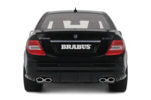 Mercedes C63 AMG W204 Brabus B63S Obsidian Black GT Spirit 1:18 GT582 Hartsi — kuva 5 / 5