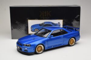 Nissan Skyline GT-R R34 V-Spec II Sininen Metallinen BBS Vanteet KK-Scale 1:12 KKDC120211-2 Metalli — kuva 8 / 8