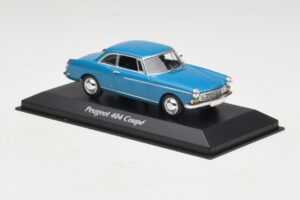 Peugeot 404 Coupé Sininen Maxichamps 1:43 940112921 Metalli — kuva 3 / 5