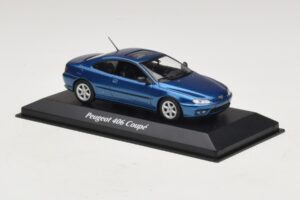 Peugeot 406 Coupe Sininen Metallic Maxichamps 1:43 940112620 Metalli — kuva 3 / 5
