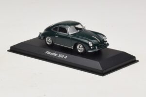 Porsche 356A Tummanvihreä Maxichamps 1:43 940064220 Metalli — kuva 3 / 5