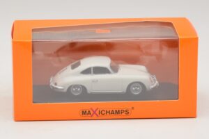 Porsche 356 B Harmaa Maxichamps 1:43 940064301 Metalli — kuva 5 / 5