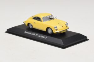 Porsche 356C Carrera 2 Keltainen Maxichamps 1:43 940062361 Metalli — kuva 3 / 5