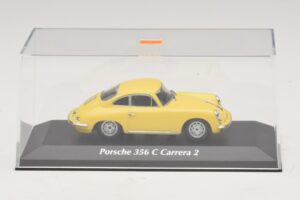 Porsche 356C Carrera 2 Keltainen Maxichamps 1:43 940062361 Metalli — kuva 4 / 5