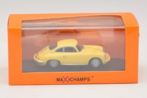Porsche 356C Carrera 2 Keltainen Maxichamps 1:43 940062361 Metalli — kuva 5 / 5