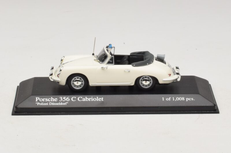 Porsche 356C Avoauto Polizei Dusseldorf Minichamps 1:43 430062391 Metalli
