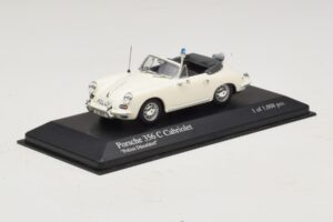 Porsche 356C Avoauto Polizei Dusseldorf Minichamps 1:43 430062391 Metalli — kuva 2 / 5