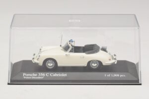 Porsche 356C Avoauto Polizei Dusseldorf Minichamps 1:43 430062391 Metalli — kuva 4 / 5