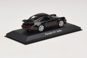 Porsche 911 964 Turbo Musta Maxichamps 1:43 940069101 Metalli — kuva 2 / 5