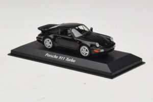 Porsche 911 964 Turbo Musta Maxichamps 1:43 940069101 Metalli — kuva 3 / 5