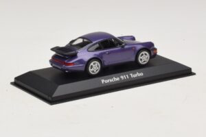 Porsche 911 964 Turbo Violetti Metallic Maxichamps 1:43 940069100 Metalli — kuva 2 / 5