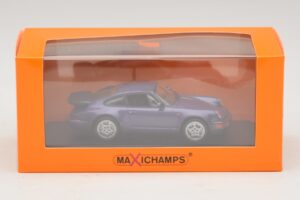 Porsche 911 964 Turbo Violetti Metallic Maxichamps 1:43 940069100 Metalli — kuva 5 / 5