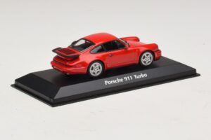 Porsche 911 964 Turbo Punainen Maxichamps 1:43 940069102 Metalli — kuva 2 / 5