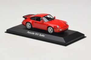 Porsche 911 964 Turbo Punainen Maxichamps 1:43 940069102 Metalli — kuva 3 / 5