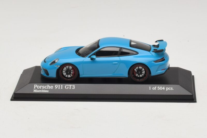 Porsche 911 991.1 GT3 Sininen Minichamps 1:43 410066022 Metalli