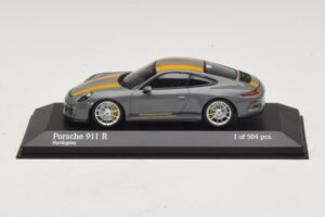 Porsche 911 991.1 R Harmaa Minichamps 1:43 410066232 Metalli