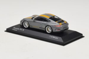 Porsche 911 991.1 R Harmaa Minichamps 1:43 410066232 Metalli — kuva 3 / 5
