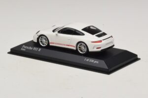 Porsche 911 991.1 R Valkoinen Minichamps 1:43 410066221 Metalli — kuva 3 / 5