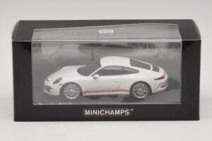 Porsche 911 991.1 R Valkoinen Minichamps 1:43 410066221 Metalli — kuva 5 / 5