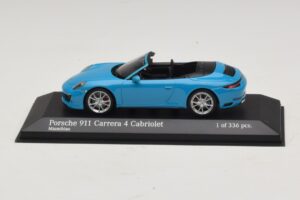 Porsche 911 991.2 Carrera 4 Avoauto Sininen Minichamps 1:43 410067232 Metalli