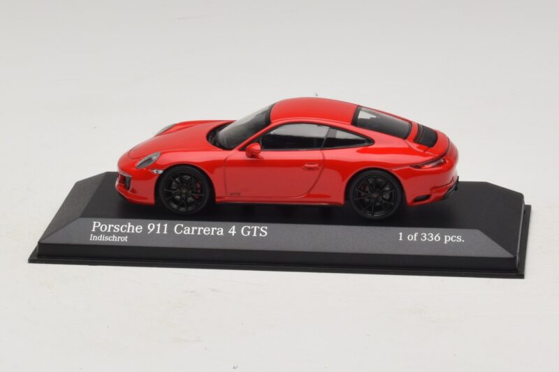 Porsche 911 991.2 Carrera 4 GTS Punainen Minichamps 1:43 Porsche 911 991.2 Carrera 4 GTS Punainen Minichamps 1:43 410067320 Metalli