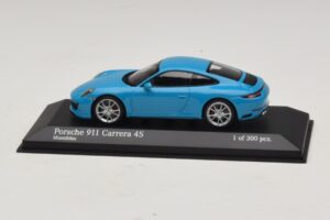 Porsche 911 991.2 Carrera 4S Sininen Minichamps 1:43 410067242 Metalli