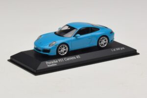 Porsche 911 991.2 Carrera 4S Sininen Minichamps 1:43 410067242 Metalli — kuva 2 / 5