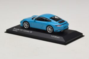 Porsche 911 991.2 Carrera 4S Sininen Minichamps 1:43 410067242 Metalli — kuva 3 / 5