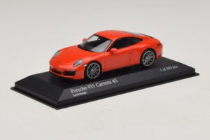Porsche 911 991.2 Carrera 4S Oranssi Minichamps 1:43 410067241 Metalli — kuva 2 / 5